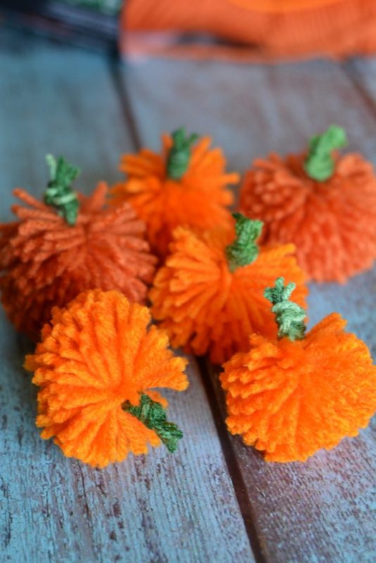  Easy DIY Yarn Pumpkins