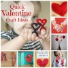 Quick Valentine Craft Ideas makeandtakes.com