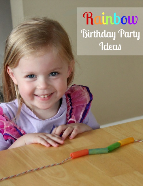 Rainbow Birthday Party Ideas - Make and Takes