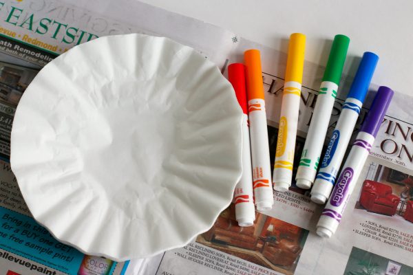 Rainbow Marker Coffee Filter Supplies