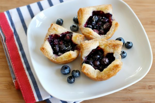 Recipe for Mini Blueberry Muffin Tin Tarts
