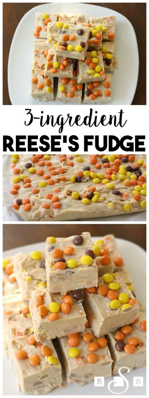 3-Ingredient Reese's Fudge