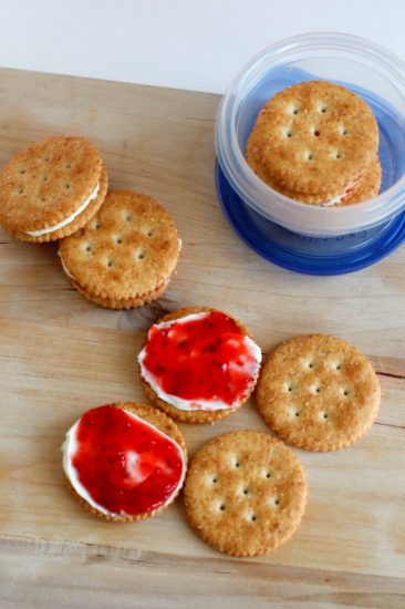 Cream Cheese Jam Cracker Snacks