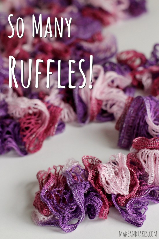 Ruffles Yarn Crochet Scarf Tutorial 