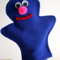 Sesame Street Grover Puppet Craft