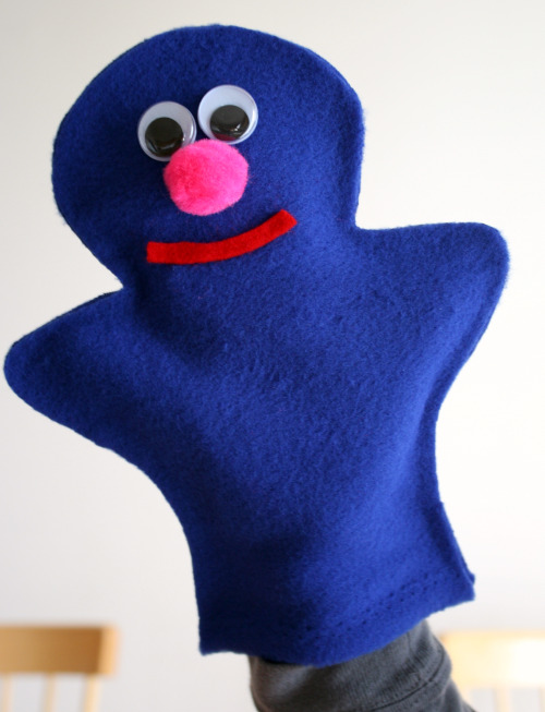 Sesame Street Grover Puppet Craft