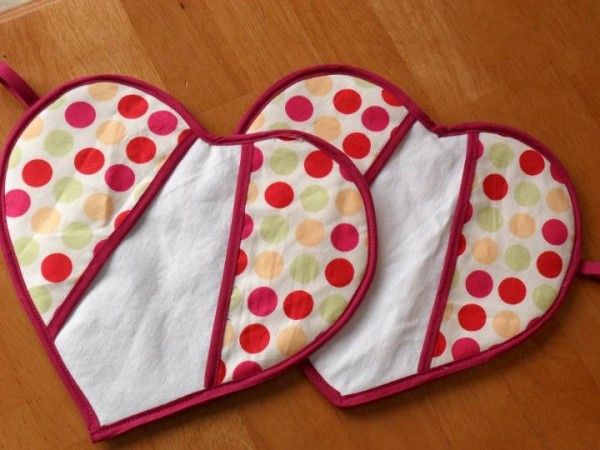 Sew Heart Potholders