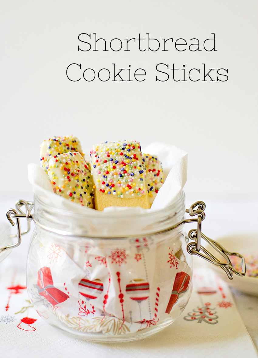 Shortbread Cookie Sticks Recipe