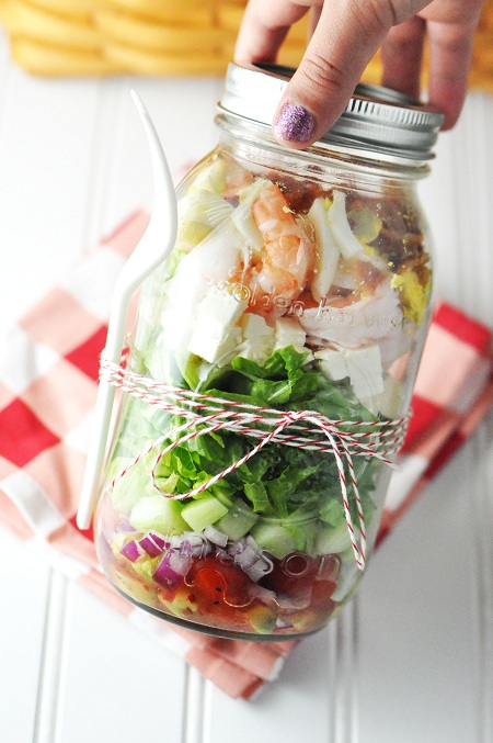 Shrimp & Feta Cobb Salad