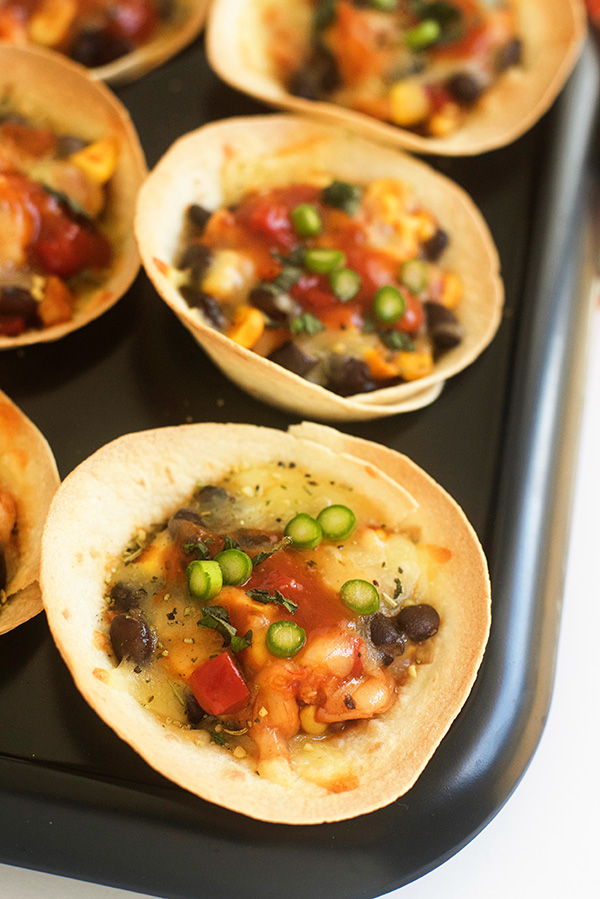 Shrimp Taco Cups appetizer