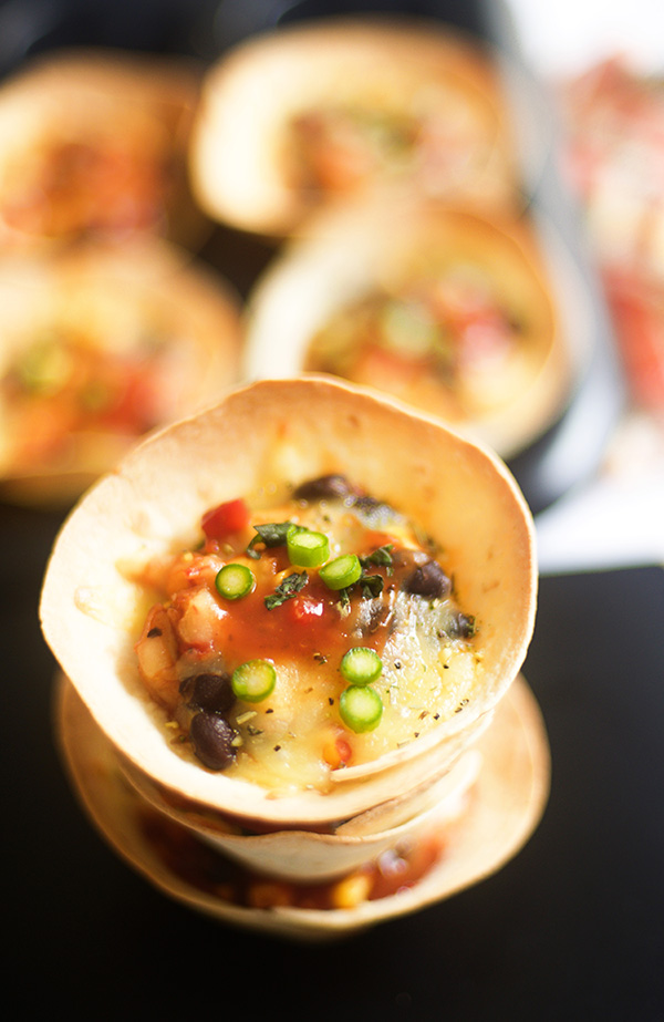 Shrimp Taco Cups appetizer