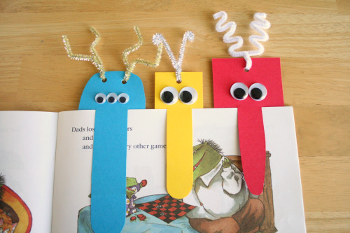 Silly Handmade Monster Bookmark