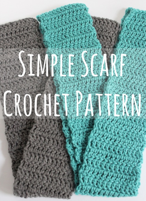 Simple Scarf Crochet Pattern makeandtakes.com
