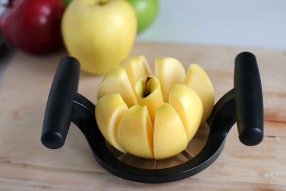 Slicing Apples for a Thanksgiving Appetizer