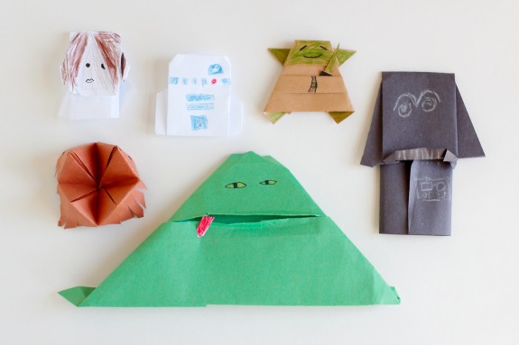 Star Wars Origami Yoda Series Puppets