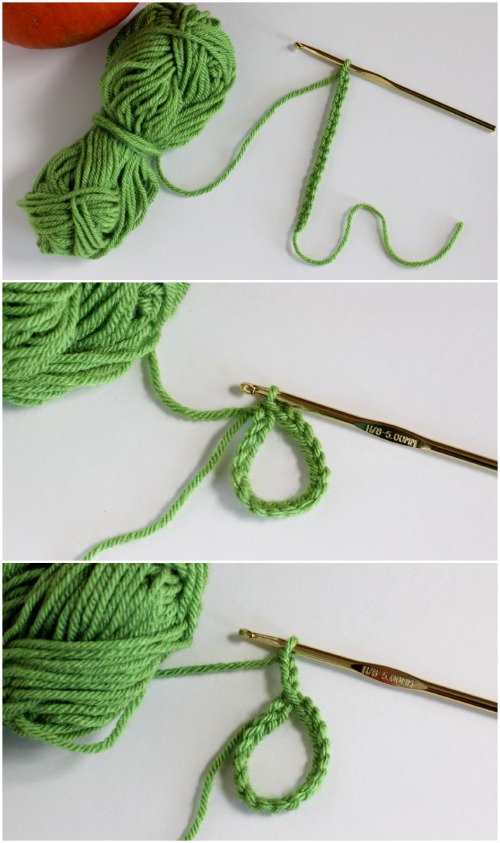 Steps to Crochet a Pumpkin Stem Cozy