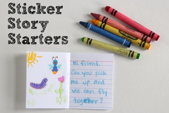 Sticker Story Starter Craft for Kids