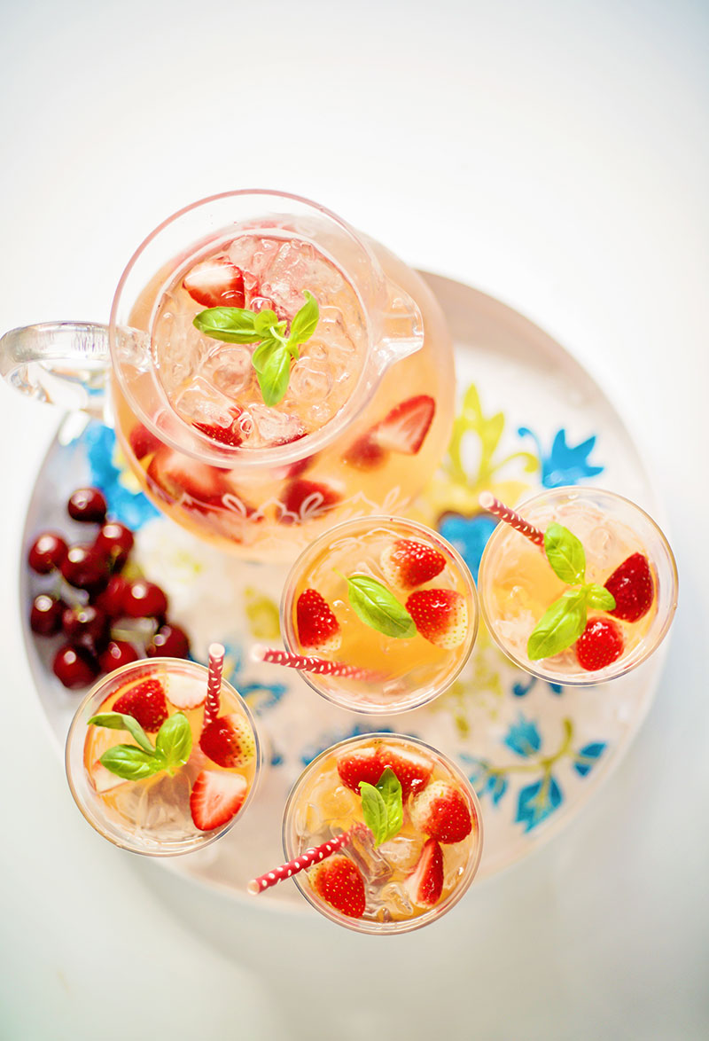 Strawberry and Peach Sangria recipe