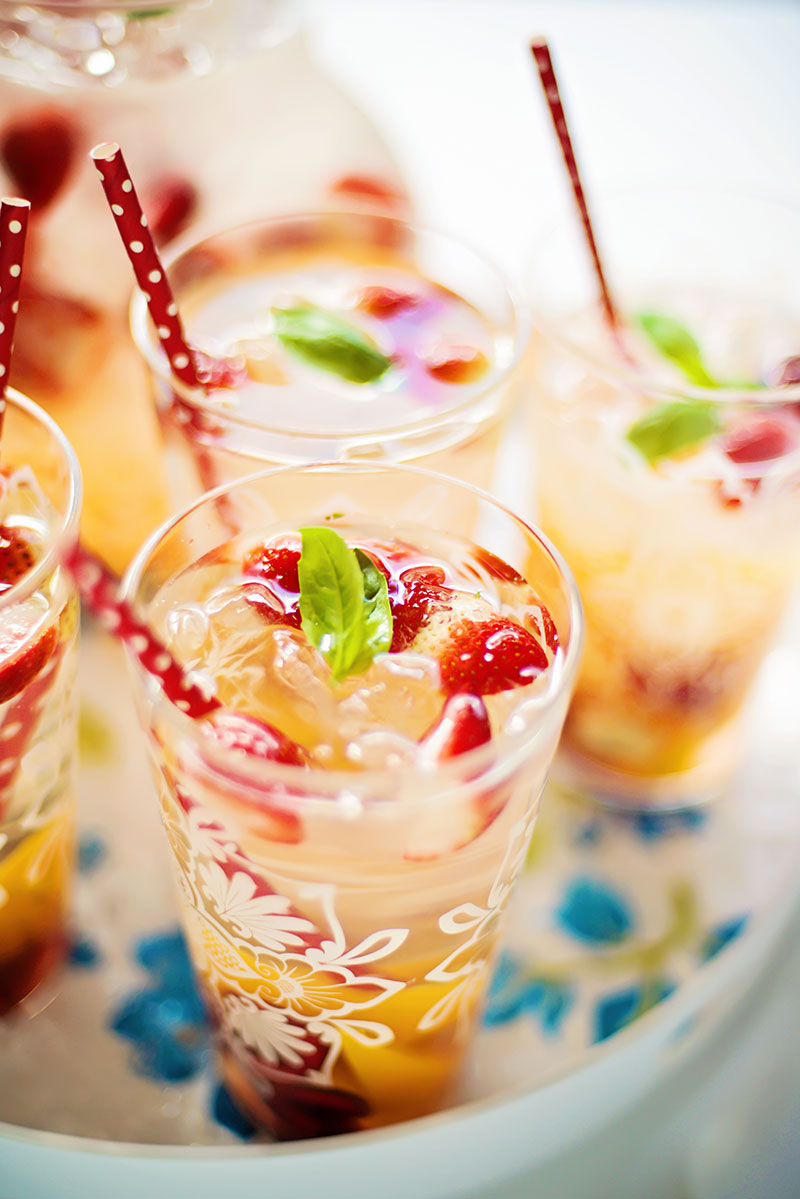 Strawberry and Peach Sangria recipe