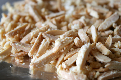 Sugaring Almonds for Topping