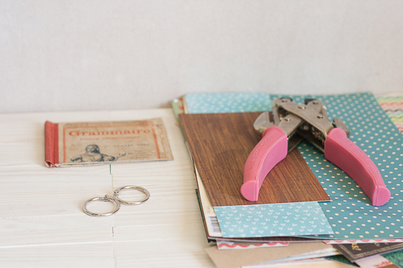Summer Mini-Album from a Vintage Book Cover by Francine Clouden for Make and Takes