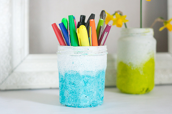Textured Ombre Pen Cup Container