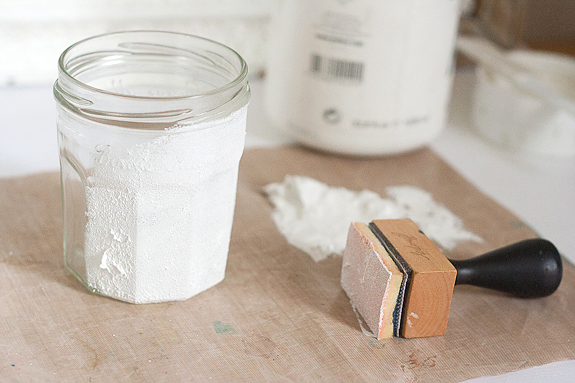 Textured Ombre Pen Cup and Vase Gesso