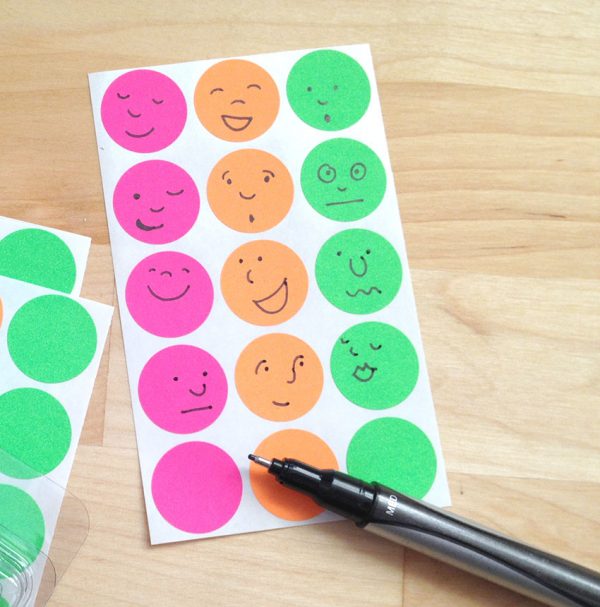 The Anything Sticker Chart with sticker faces
