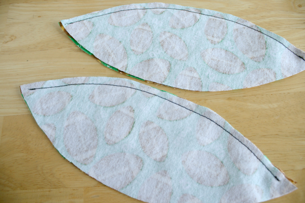 Toddler Fabric Football Sewing Sides