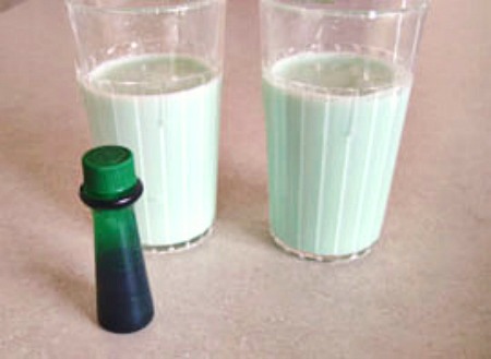 Turning Milk Green