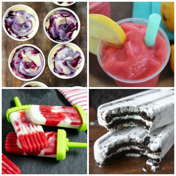 Frozen Desserts Collage