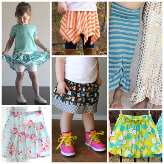 16 Simple Sewing Skirts for Girls