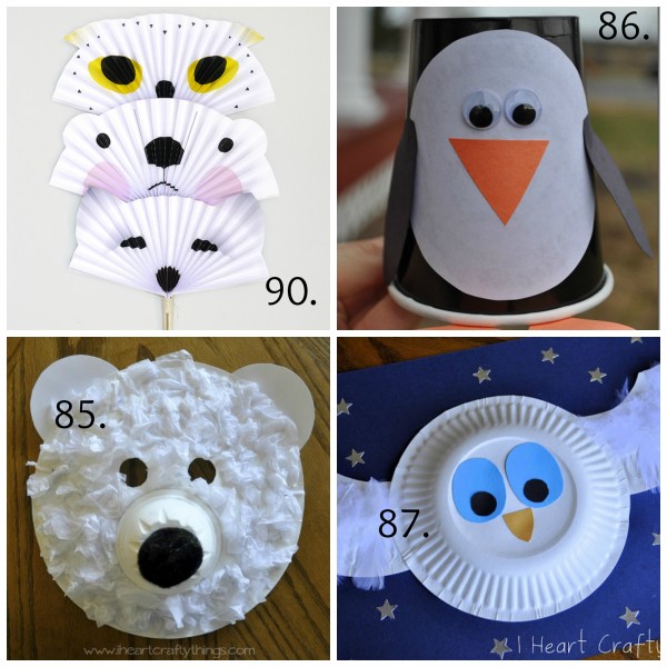 Winter Kids Crafts Animal