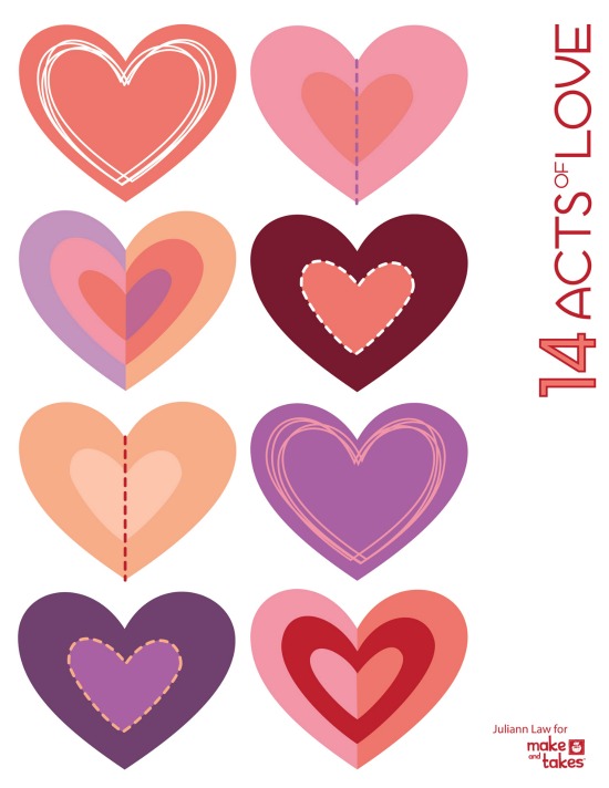 Valentine 14 Acts of Love Printable