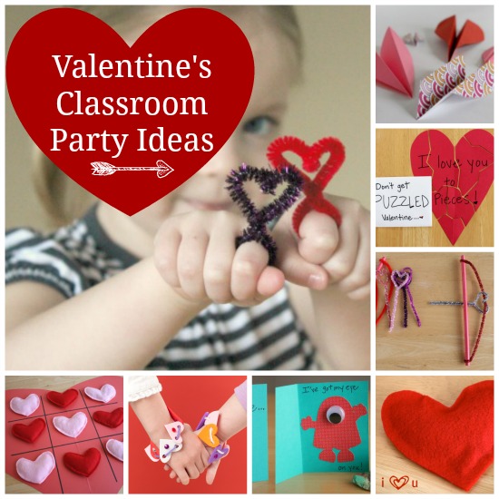 Valentine's Classroom Party Ideas @makeandtakes.com #valentines