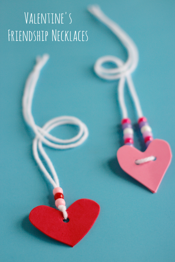 Valentine's Day Friendship Necklaces for Kids