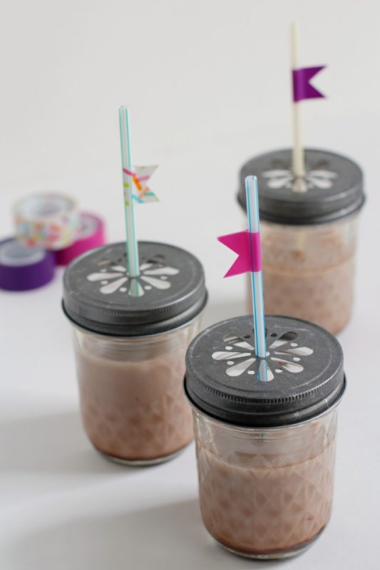 Washi Tape Straw Sippers