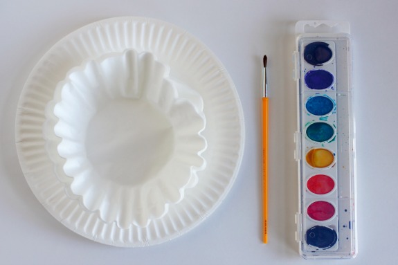 Watercolor with Paper Plates and Coffee Filters