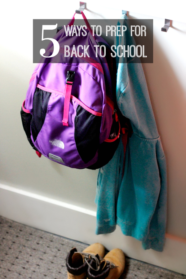 Ways to Prep for Back to School