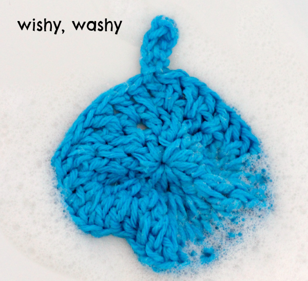 Wishy Washy Bath Scrubbie Crochet Pattern