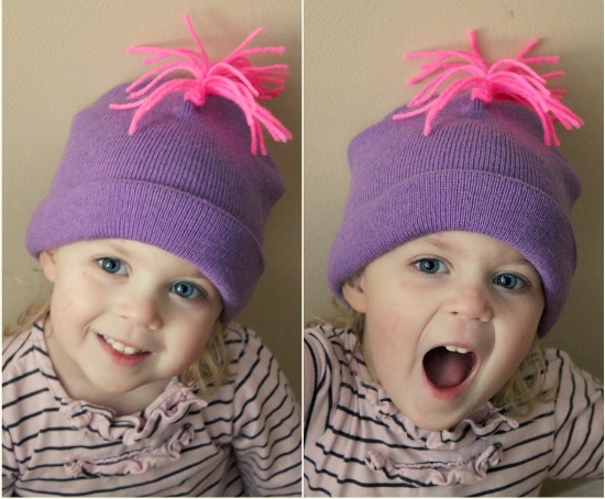 Yarn Mohawk Beanie Tutorial
