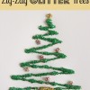Zig-Zag Glitter Trees makeandtakes.com