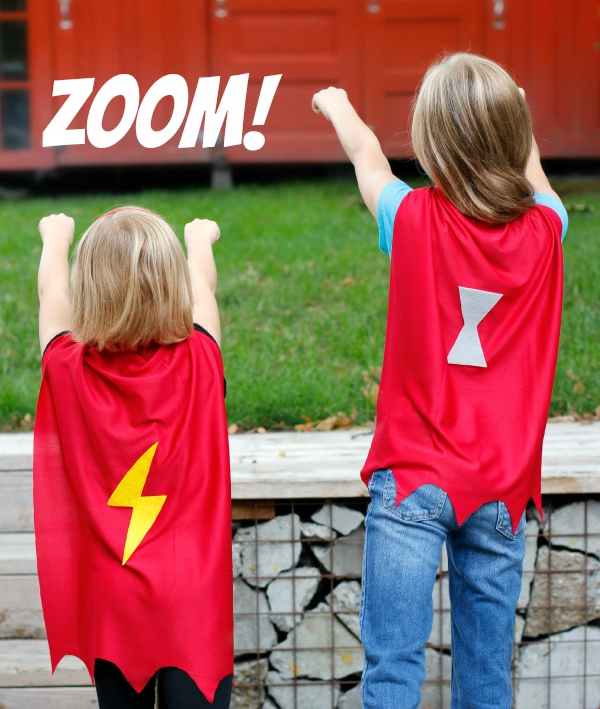 Zoom Away with Superhero Capes to Make for Kids