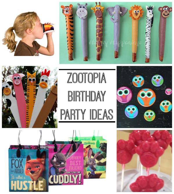 Zootopia Birthday Party Ideas