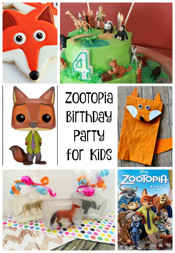 Zootopia Birthday Party for Kids