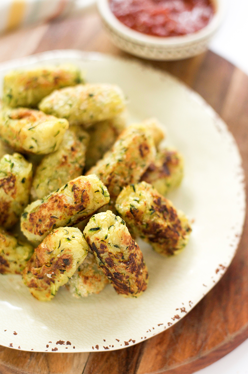 Zucchini Parmesan Tater Tots