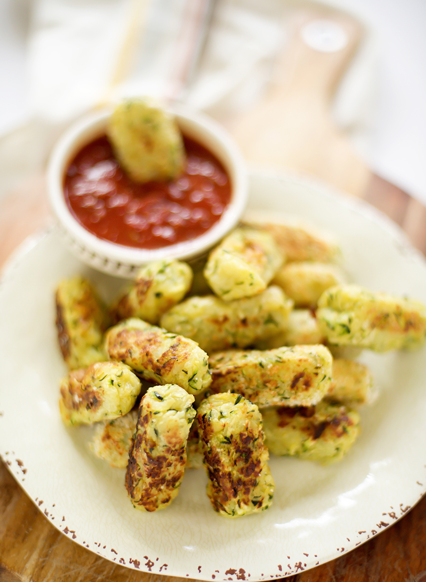 Zucchini Parmesan Tater Tots