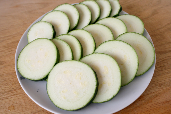 Zucchini Rounds for Fried Zucchini