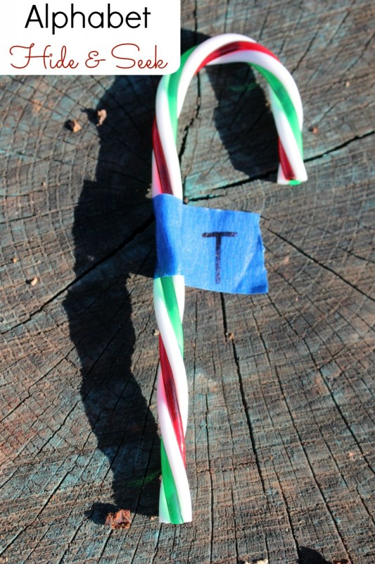 Candy Cane Alphabet Activity