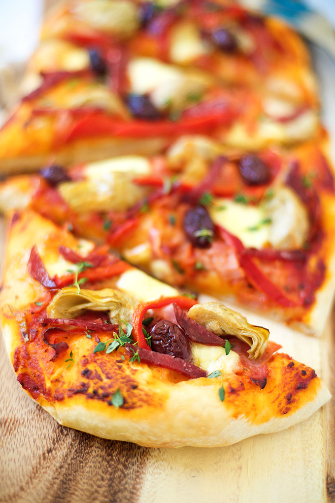 Antipasto Flatbread Pizza